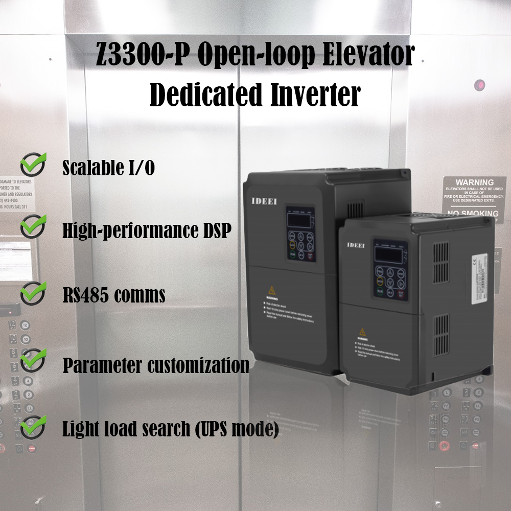 IDEEI Z3300-P Open-Loop Elevator Inverter 2.2-37kW view 2
