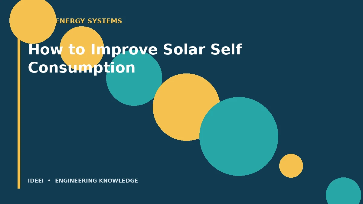 Como melhorar o autoconsumo solar