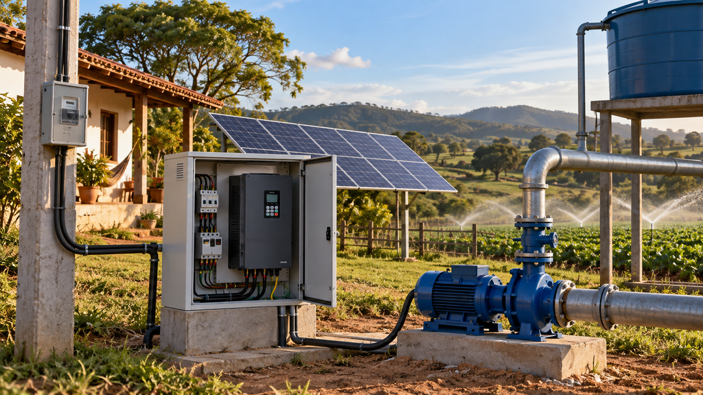 ¿Cómo accionar una bomba trifásica de 380 V en un lugar con red monofásica de 220 V?