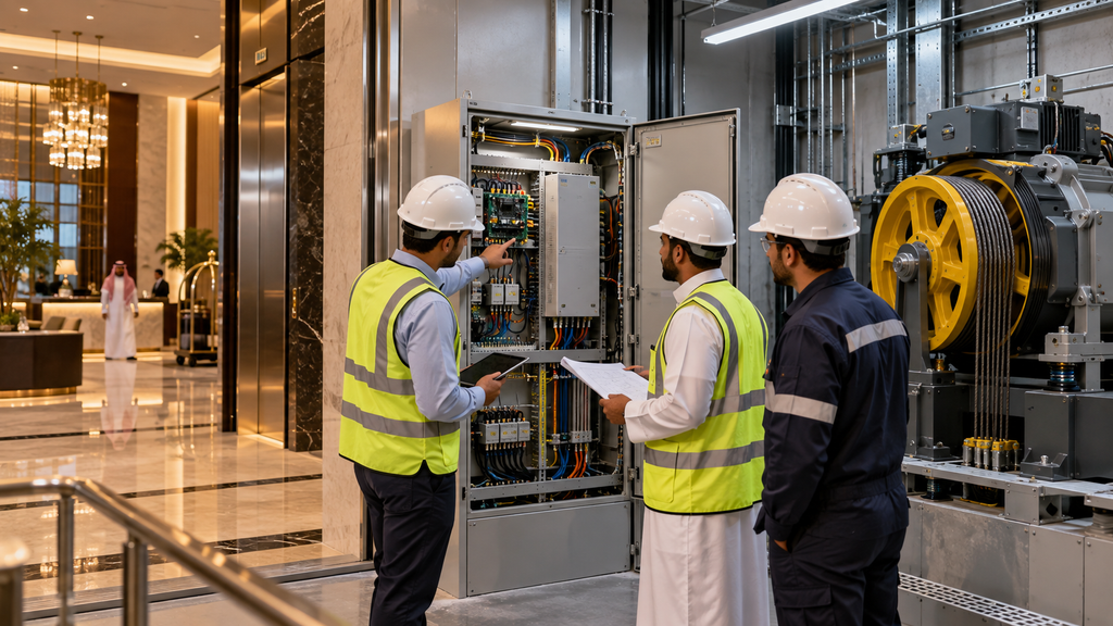 Como selecionar um controlador integrado de elevador de 11 kW para um projeto de modernização de hotel na Arábia Saudita