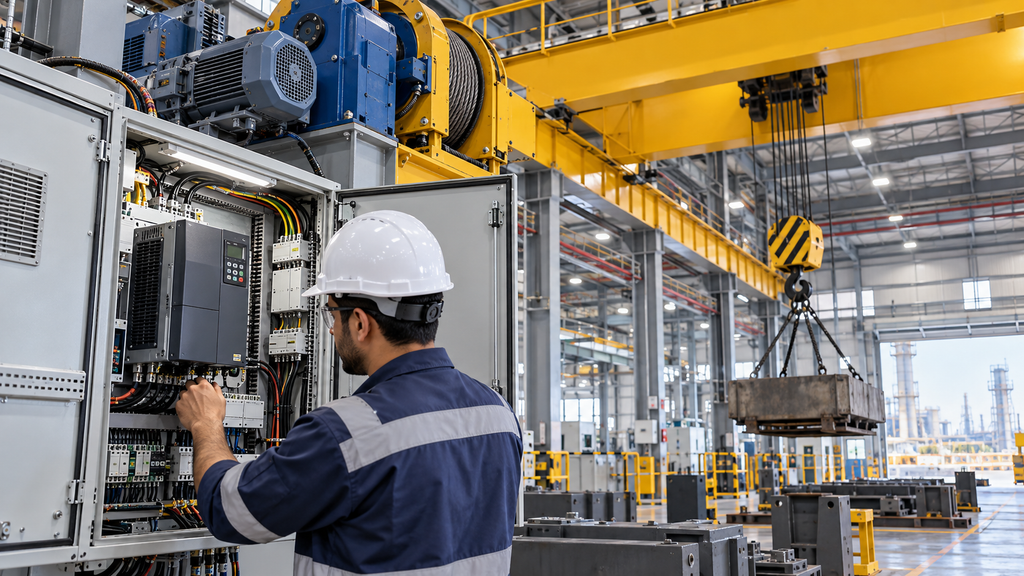 Como selecionar um VFD para guindaste de 15 kW para um projeto industrial de elevação no Kuwait
