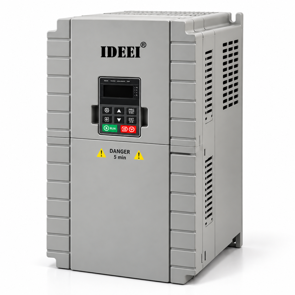 Inversor Solar para Bombeamento QB100-PV Carcaça de Plástico Branca 0,4-37kW