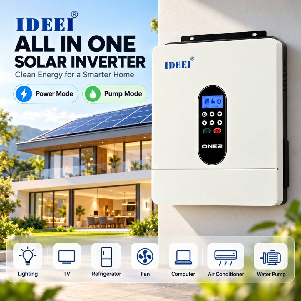 عاكس شمسي هجين ALLINONE 7.5-30kW – الكل في واحد