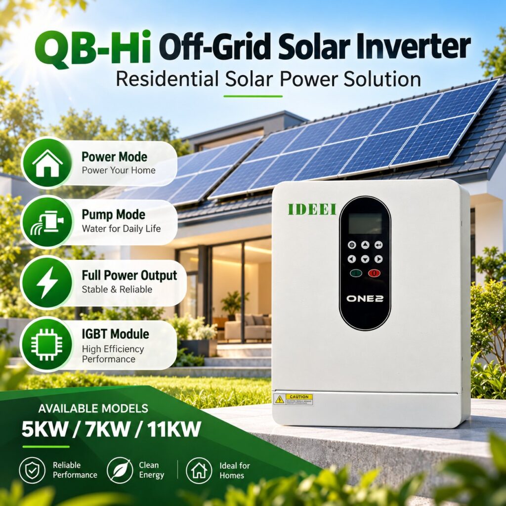 IDEEI QB-Hi 2 Inversor solar off-grid 4-11kW IGBT